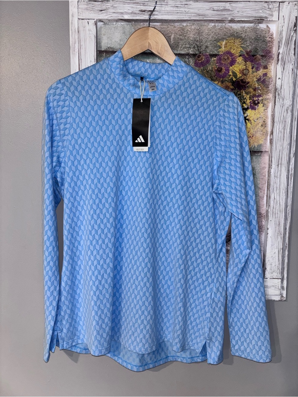 Adidas Ultimate365 Tour HEAT.RDY Golf Top Mock Neck Women’s Size Large NEW